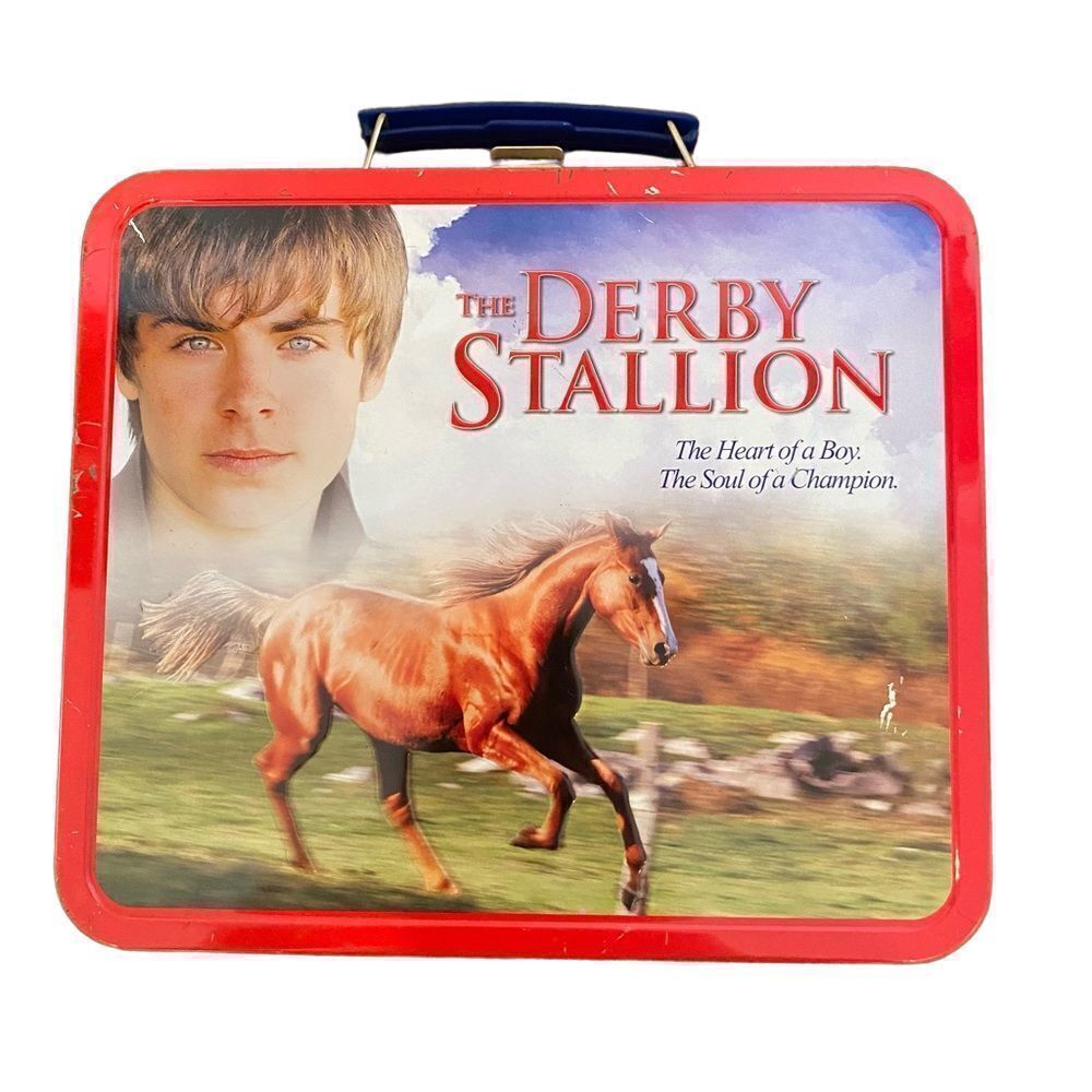 Vintage Lunchbox The Derby Stallion Tin